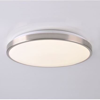 LED loftlampe KERN LED/24W/230V nikkel