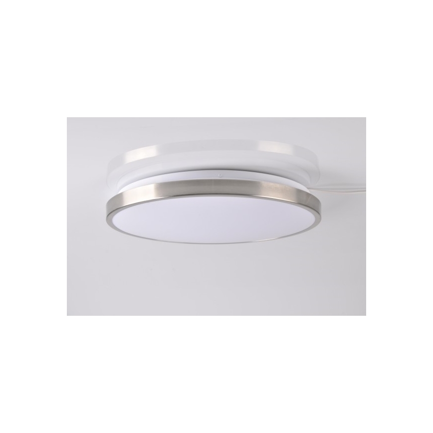 LED loftlampe KERN LED/24W/230V nikkel