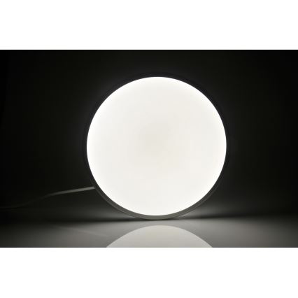 LED loftlampe KERN LED/24W/230V nikkel