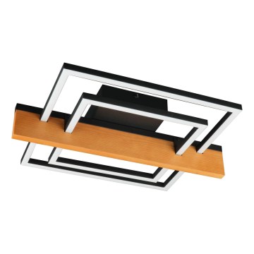 LED-loftlampe LARYSA LED/23W/230V 35x45 i fyrretræ