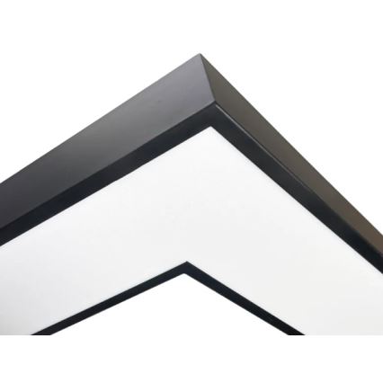 LED loftlampe LED/100W/230V 3000/4000/6500K 80x80 cm sort