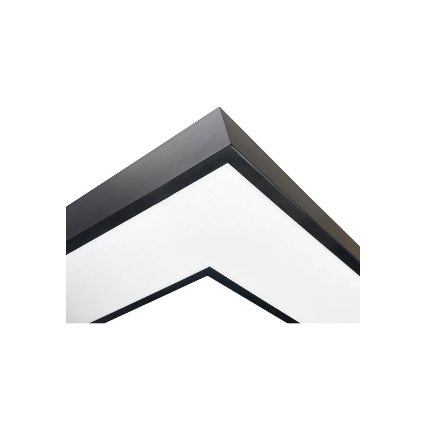 LED loftlampe LED/100W/230V 3000/4000/6500K 80x80 cm sort