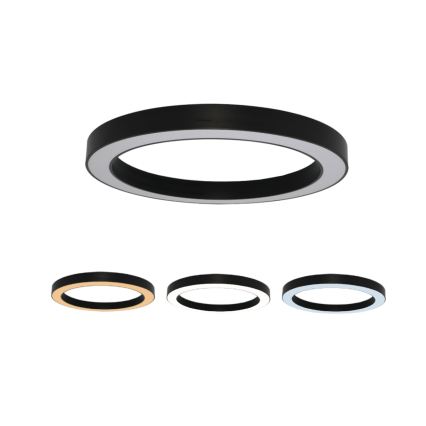 LED loftlampe LED/100W/230V 3000/4000/6500K Ø 100 cm sort