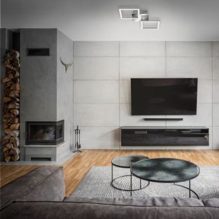 LED loftlampe LED/10W/230V 3000K mat krom