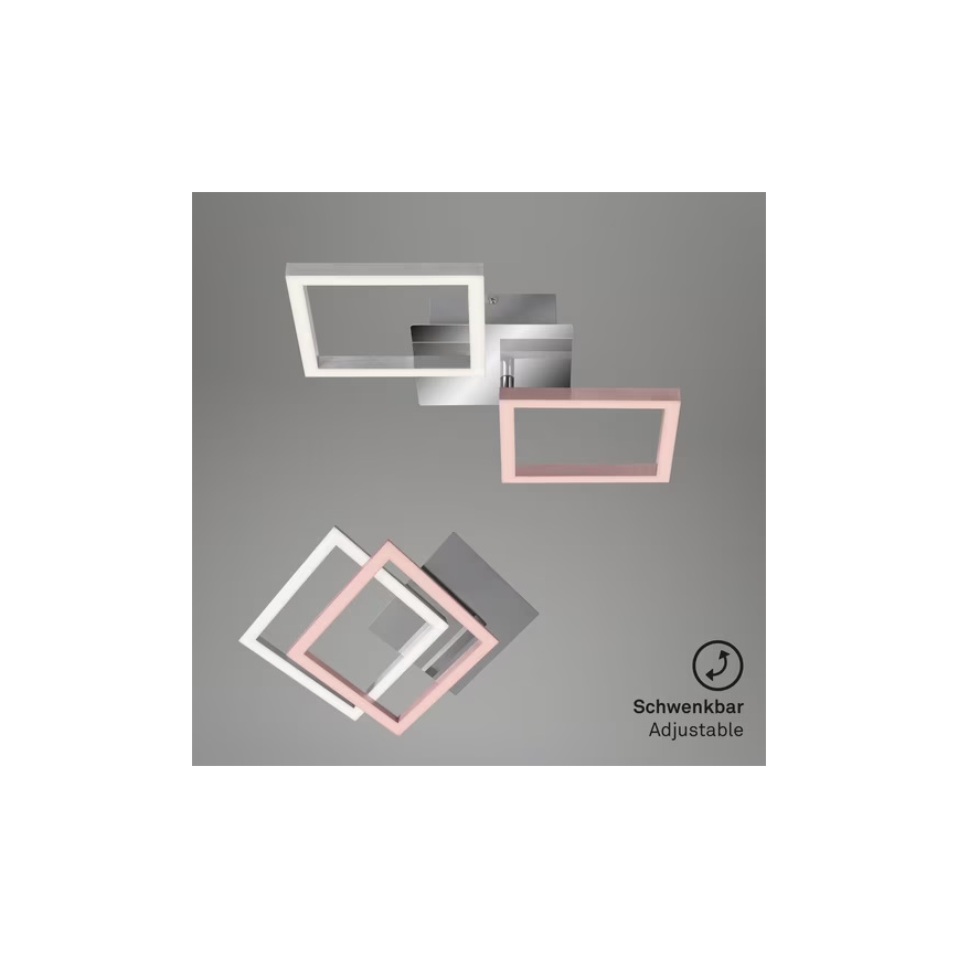 LED loftlampe LED/10W/230V 3000K mat krom