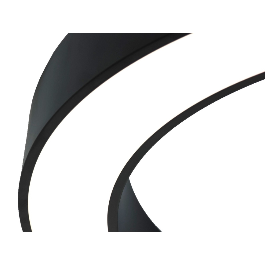 LED loftlampe LED/115W/230V 3000/4000/6500K Ø 120 cm sort