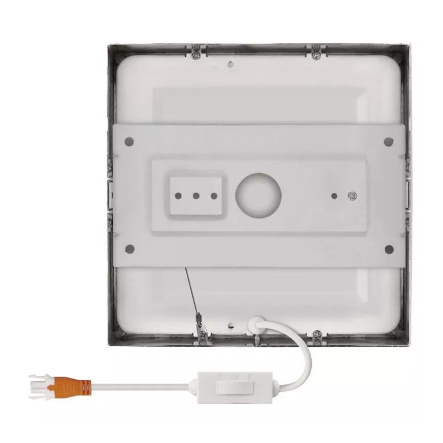 LED loftlampe NEXXO LED/12,5W/230V 3000/3500/4000K 17x17 cm skinnende krom