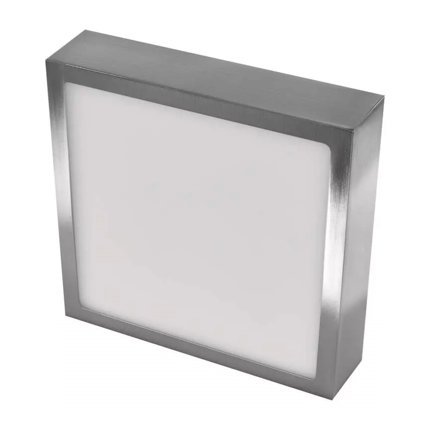 LED loftlampe NEXXO LED/12,5W/230V 3000/3500/4000K 17x17 cm skinnende krom