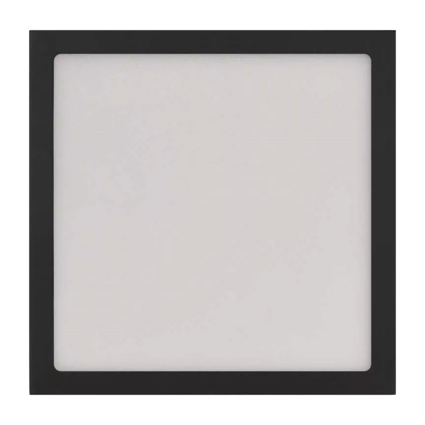 LED loftlampe NEXXO LED/12,5W/230V 3000/3500/4000K 17x17 cm sort