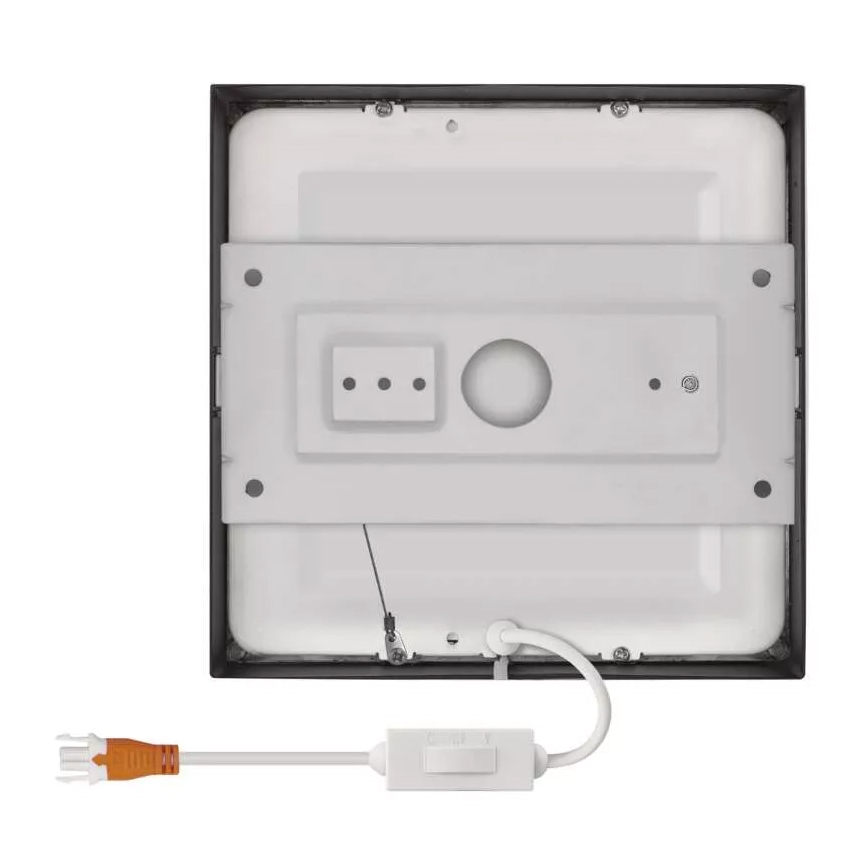 LED loftlampe NEXXO LED/12,5W/230V 3000/3500/4000K 17x17 cm sort