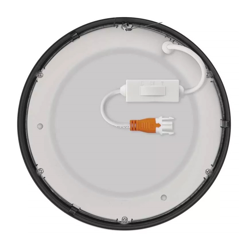 LED loftlampe NEXXO LED/12,5W/230V 3000/3500/4000K diam. 17 cm sort