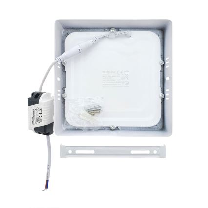LED loftlampe LED/12W/230V 2700K 16,3x16,3 cm hvid