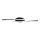 LED loftlampe LED/12W/230V 3000K 94,5 cm sort