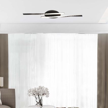 LED loftlampe LED/12W/230V 3000K 94,5 cm sort