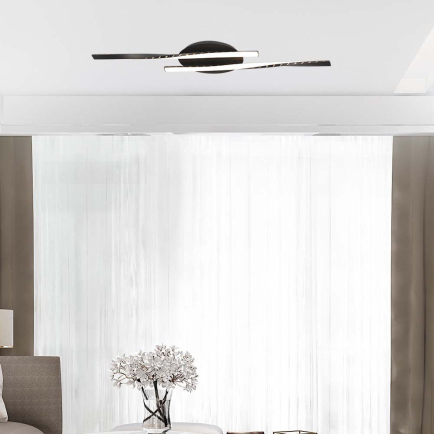 LED loftlampe LED/12W/230V 3000K 94,5 cm sort