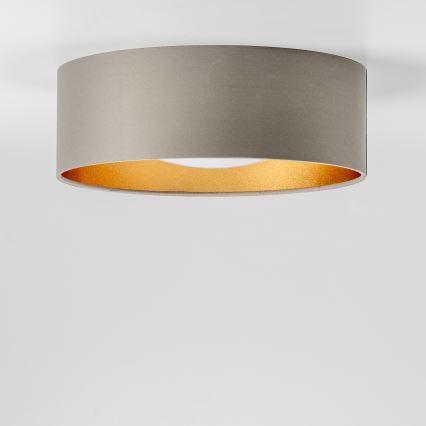 LED-loftlampe LED/12W/230V Ø 32 cm taupe/guld