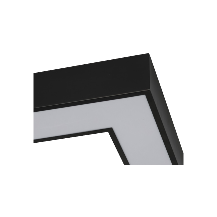 LED loftlampe LED/130W/230V 3000/4000/6500K 100x100 cm sort