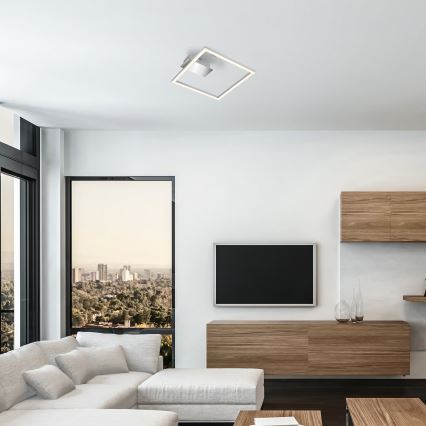 LED loftlampe LED/14W/230V mat krom