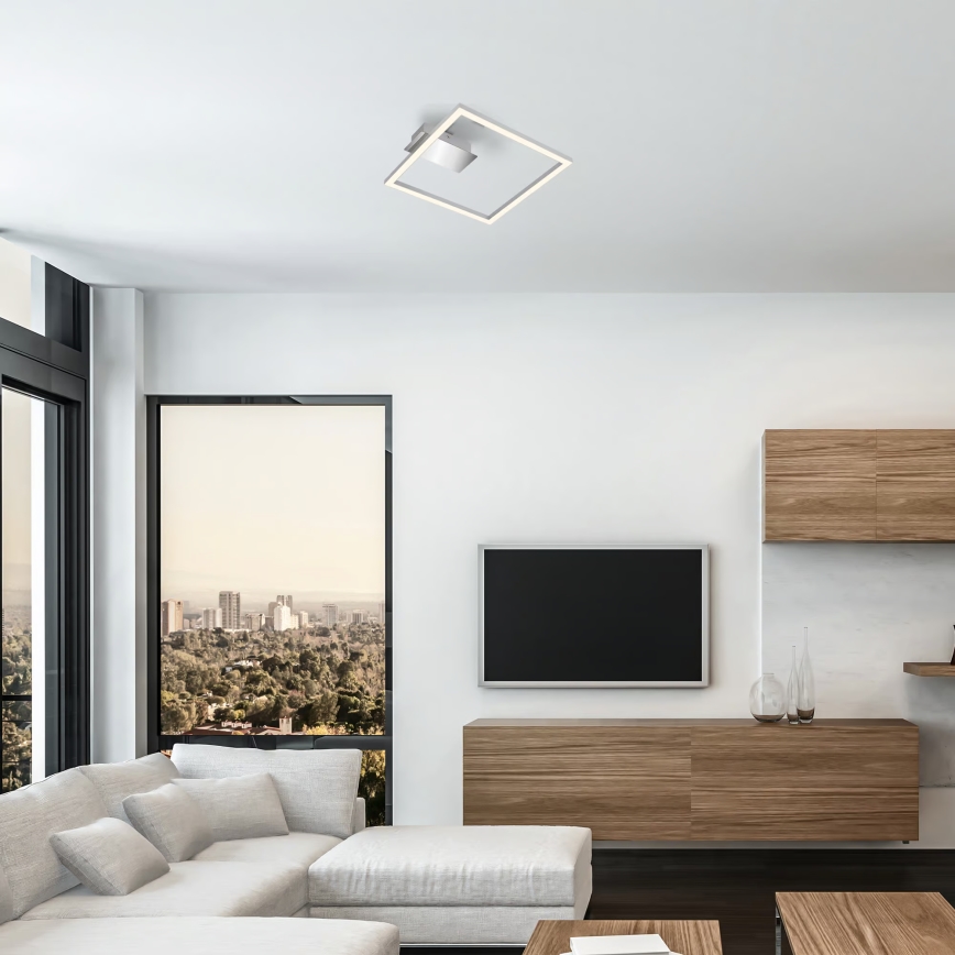 LED loftlampe LED/14W/230V mat krom