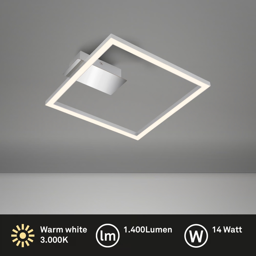 LED loftlampe LED/14W/230V mat krom