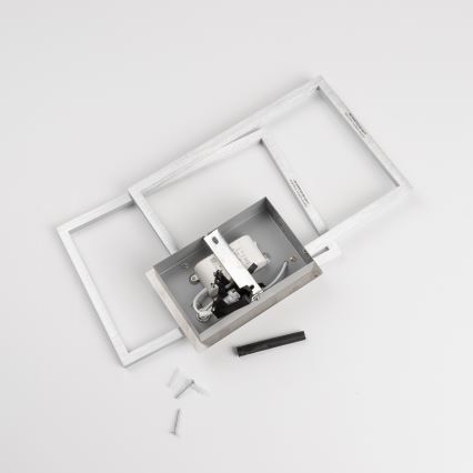 LED Loftlampe LED/17W/230V mat krom