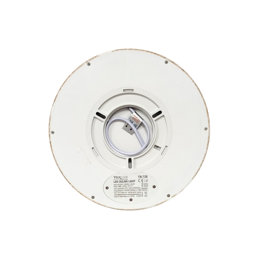 LED loftlampe LED/18W/230V 3000/4000/6500K Ø 23 cm beige