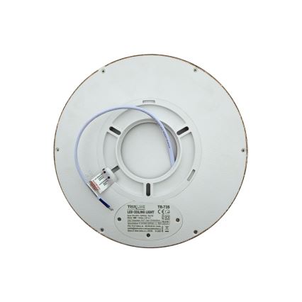 LED-loftlampe LED/18W/230V 3000/4000/6500K Ø 23 cm brun