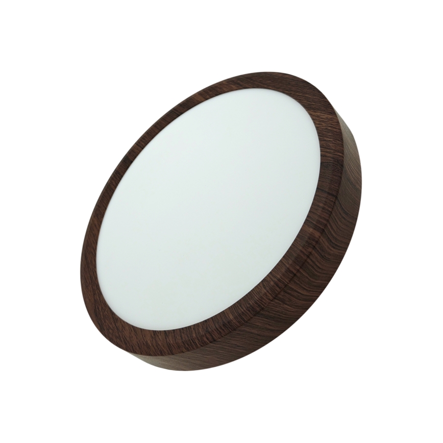 LED-loftlampe LED/18W/230V 3000/4000/6500K Ø 23 cm brun