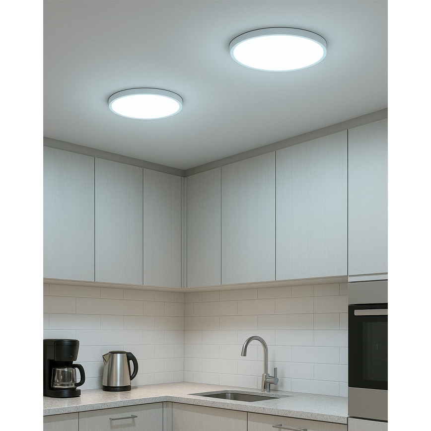 LED loftlampe LED/18W/230V 3000/4000/6500K Ø 23 cm hvid