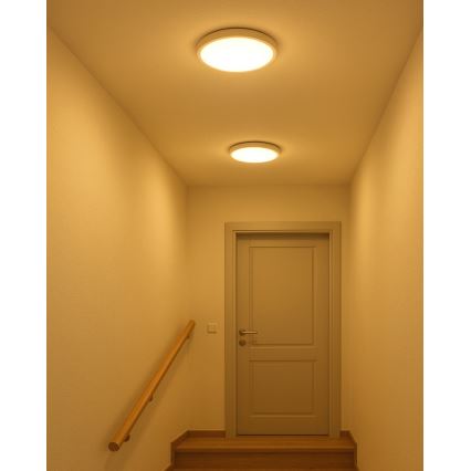 LED loftlampe LED/18W/230V 3000/4000/6500K Ø 23 cm hvid