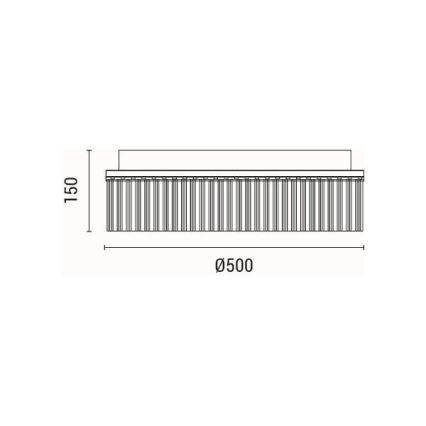 LED loftlampe LED/18W/230V 3000K