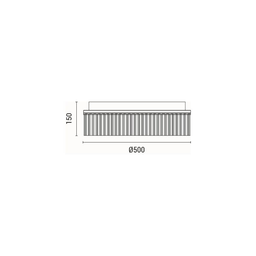 LED loftlampe LED/18W/230V 3000K