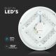 LED loftlampe LED/18W/230V 31 cm 3000K/4000K/6400K mælkehvid
