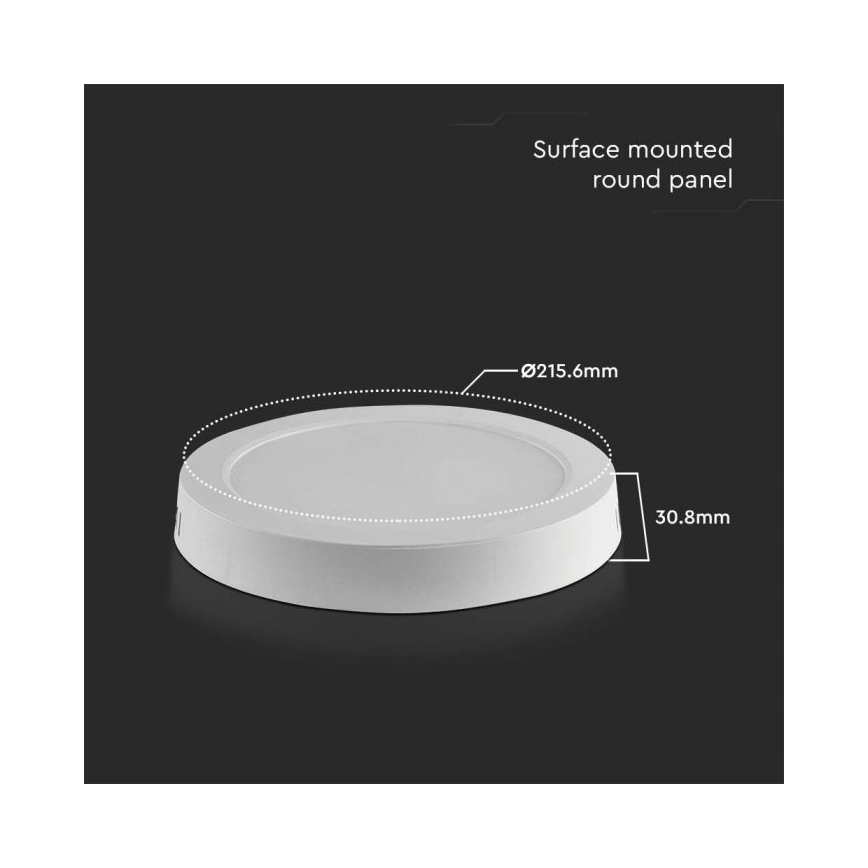 LED loftlampe LED/18W/230V 6500K