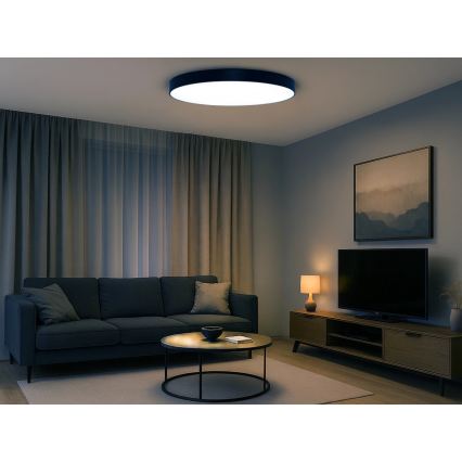 LED-loftlampe LED/200W/230V 3000/4000/6500K Ø 100 cm sort