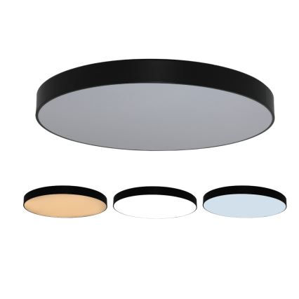 LED-loftlampe LED/200W/230V 3000/4000/6500K Ø 100 cm sort