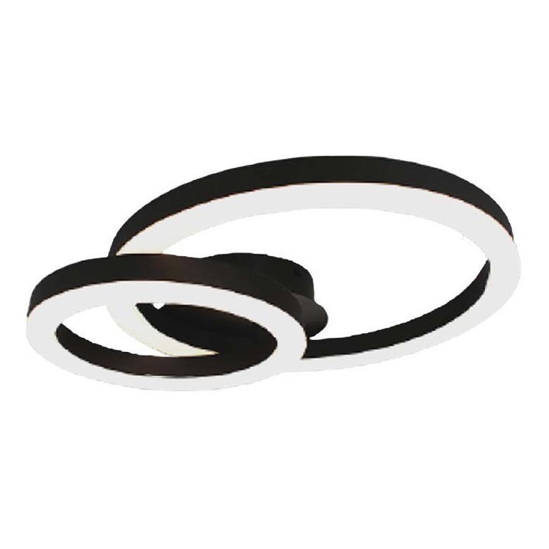 LED loftlampe LED/20W/230V 3000K sort