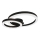 LED loftlampe LED/20W/230V 3000K sort