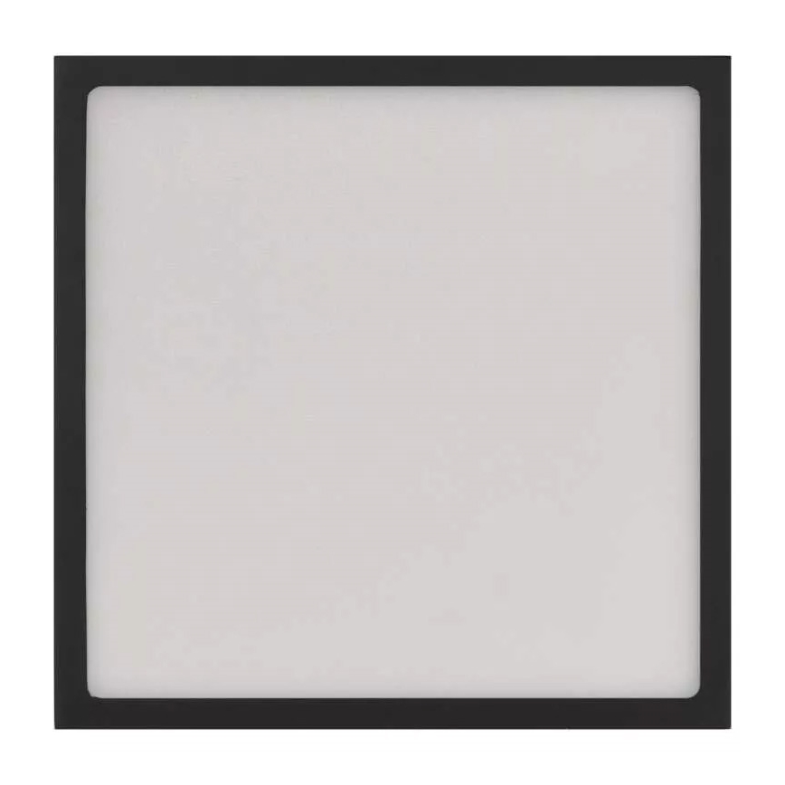 LED loftlampe NEXXO LED/21W/230V 3000/3500/4000K 22,5x22,5 cm sort