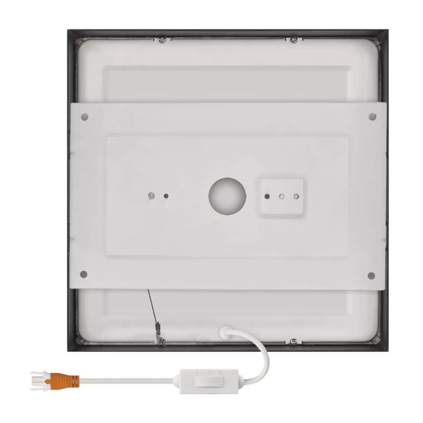 LED loftlampe NEXXO LED/21W/230V 3000/3500/4000K 22,5x22,5 cm sort