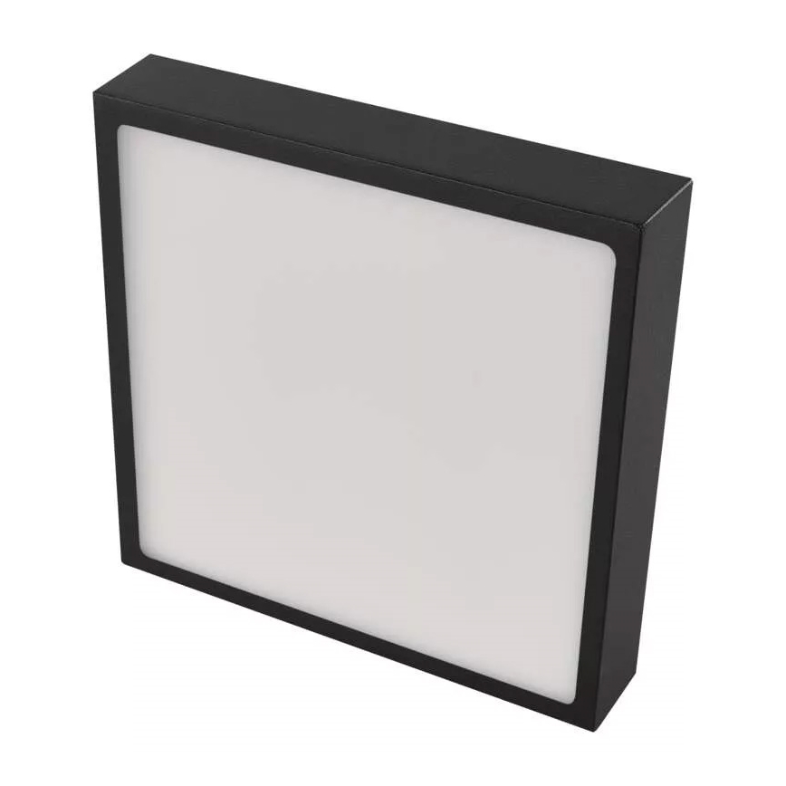 LED loftlampe NEXXO LED/21W/230V 3000/3500/4000K 22,5x22,5 cm sort