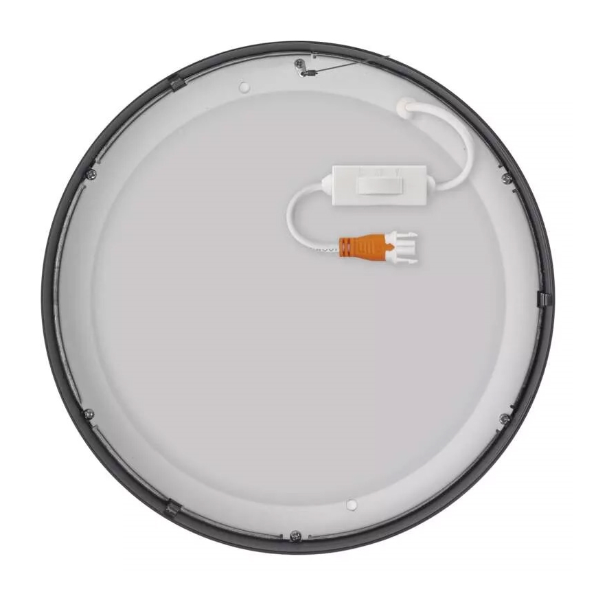 LED loftlampe NEXXO LED/21W/230V 3000/3500/4000K diam. 22,5 cm sort