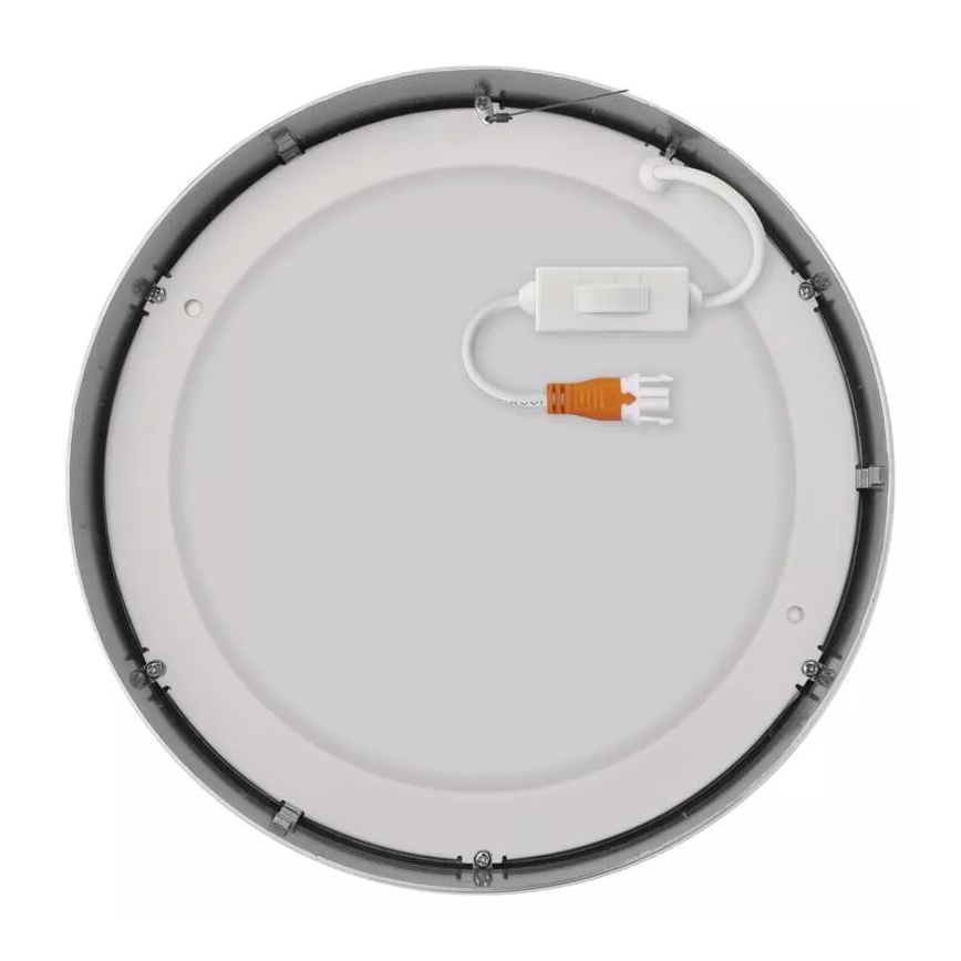 LED loftlampe NEXXO LED/21W/230V 3000/3500/4000K diameter 22,5 cm skinnende krom