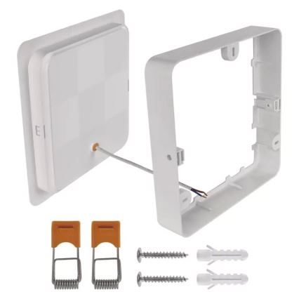 LED loftlampe LED/24W/230V 22x22 cm hvid