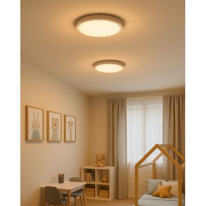 LED loftlampe LED/24W/230V 3000/4000/6500K pr. 30 cm hvid