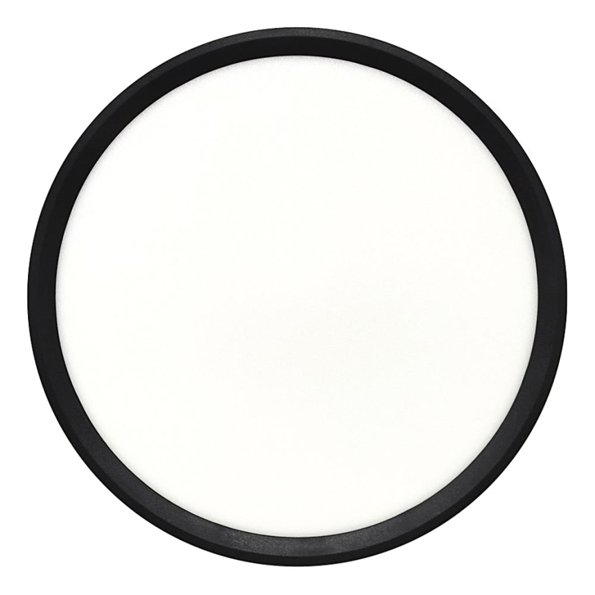 LED loftlampe LED/24W/230V 3000/4000/6500K Ø 30 cm sort