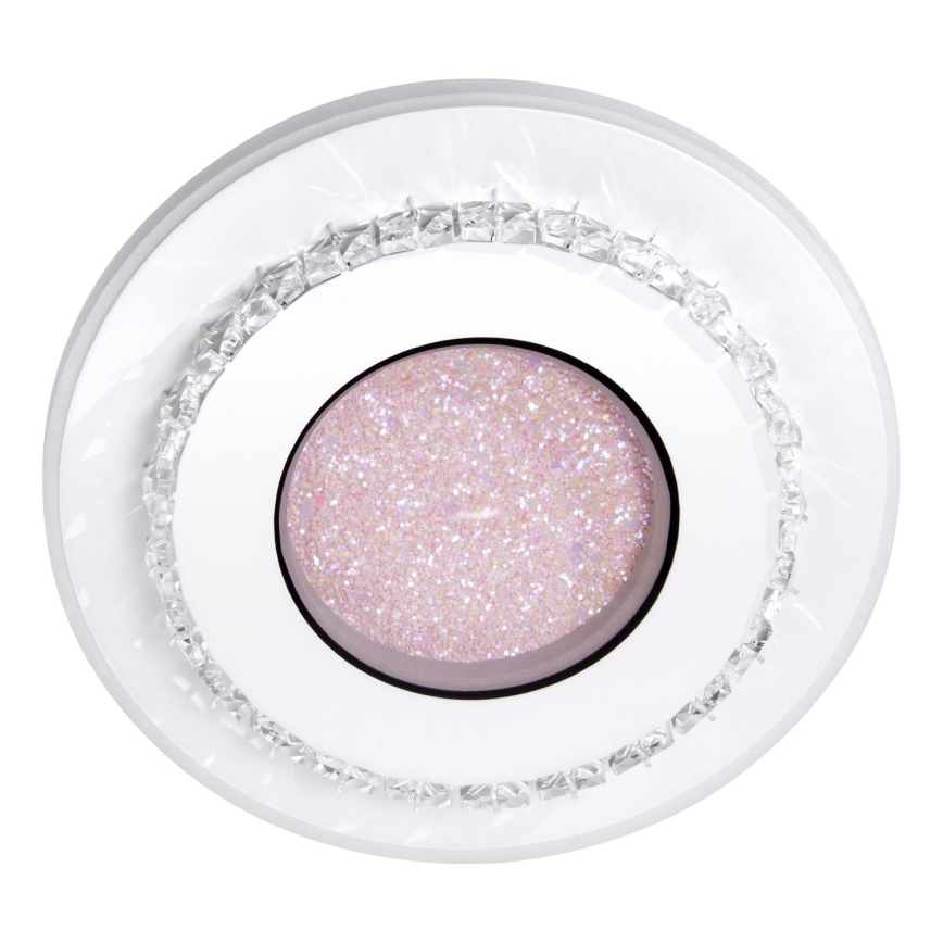LED loftlampe LED/24W/230V 3000-6000K diameter 20 cm hvid/lyserød