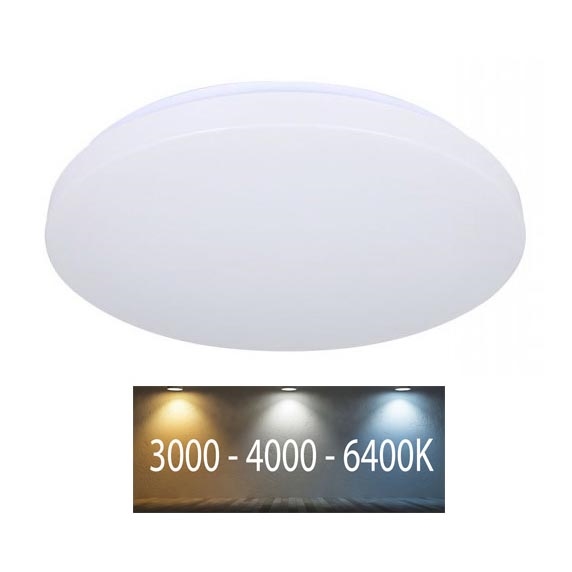 LED loftlampe LED/24W/230V 35 cm 3000K/4000K/6400K mælkehvid