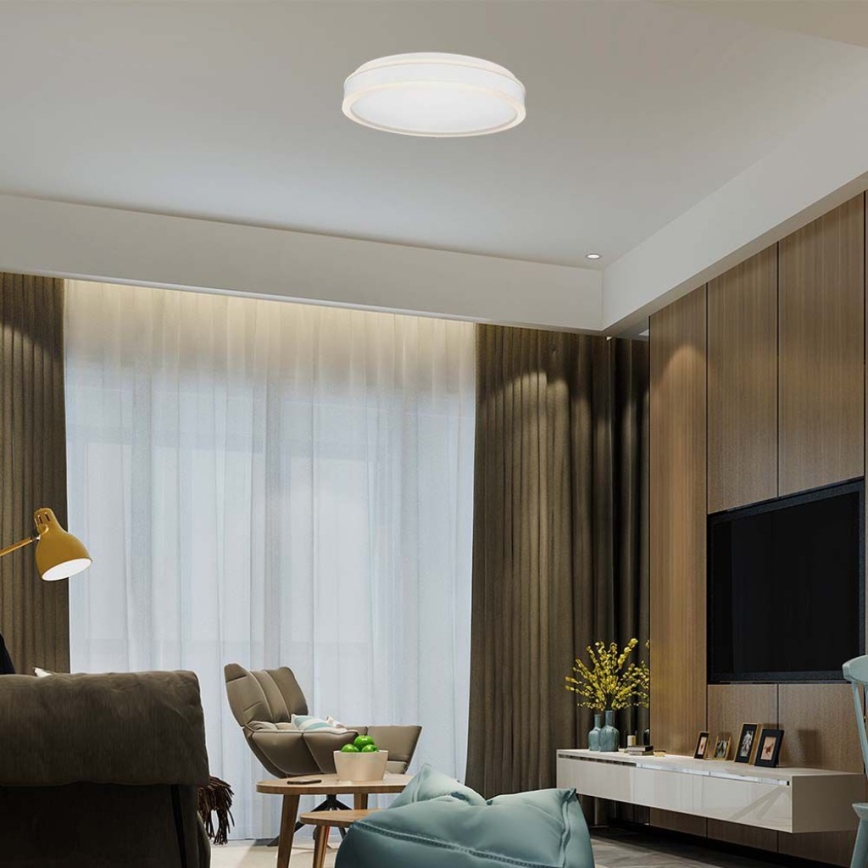 LED loftlampe LED/24W/230V 4000K hvid