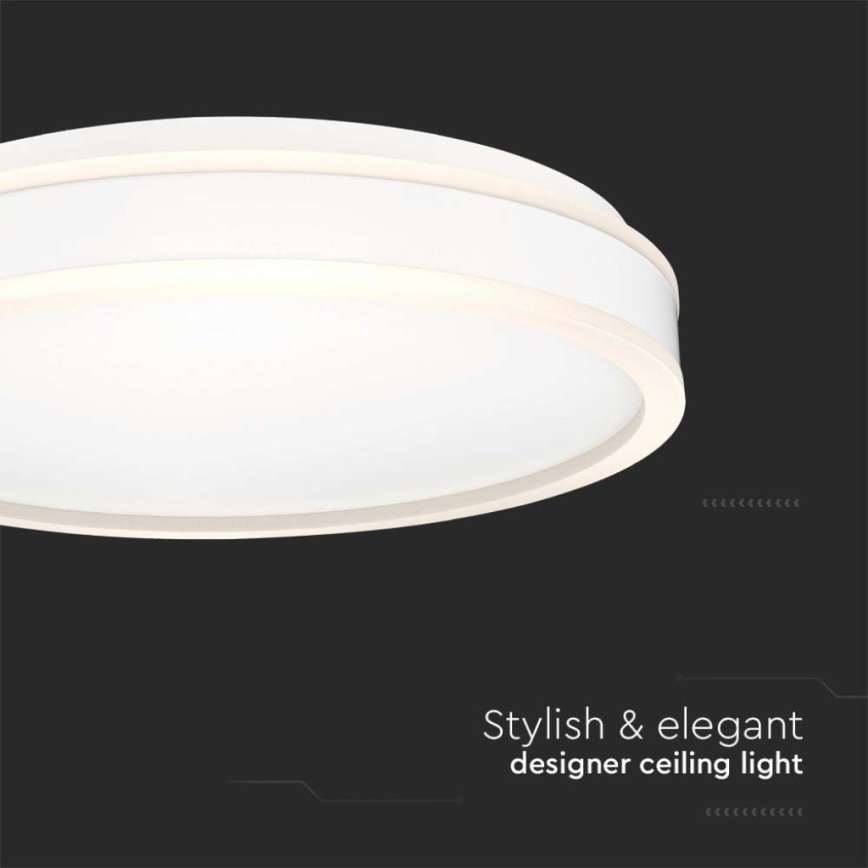 LED loftlampe LED/24W/230V 4000K hvid